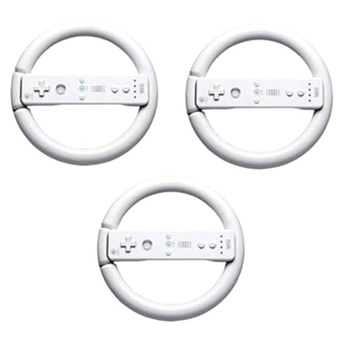GameFitz GF-1018-WHITE Wii Steering Wheel GameFitz GF-1018-WHITE Wii Steering Wheel